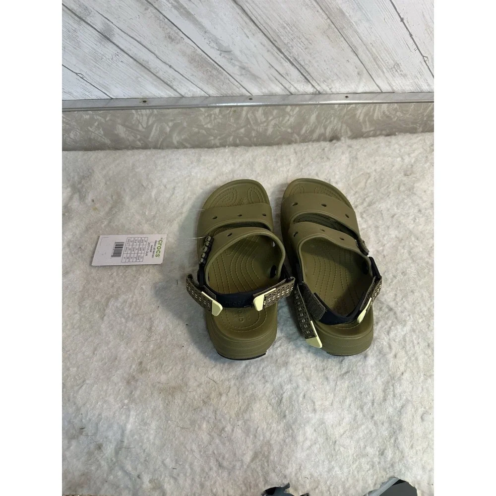 Crocs Classic All-Terrain Sandal Men's 207711-3UA Green M6/W8 (NWT)